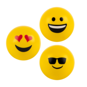 Jolly Good Emoji Stress Balls 3x pack