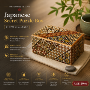 Japanese Secret Puzzle Box